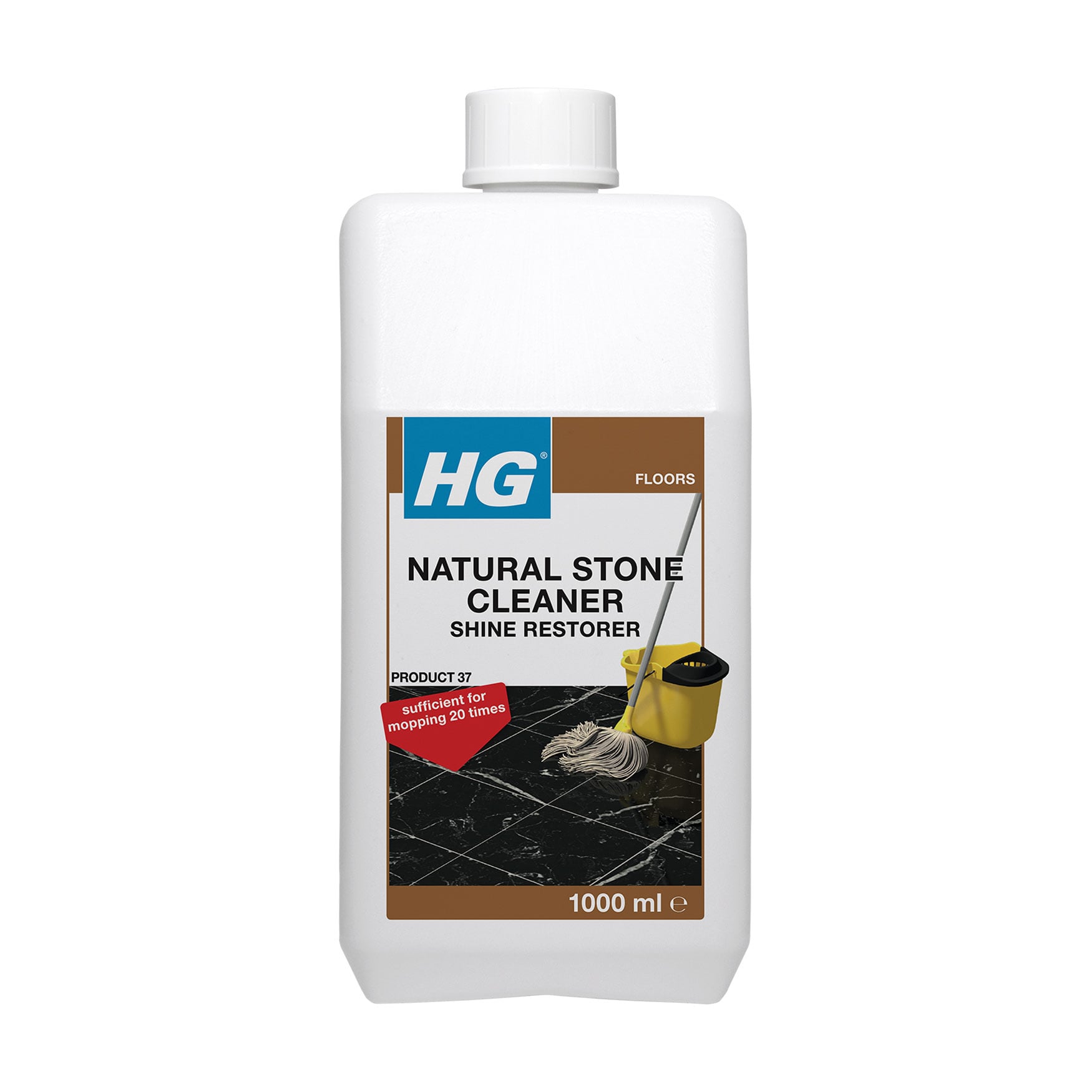 Миючий засіб для мармуру та натурального каменю HG Natural Stone Cleaner Shine Restorer, 1 л
